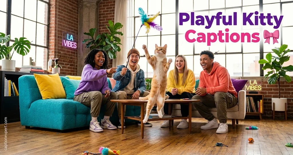 Playful Kitty Captions 