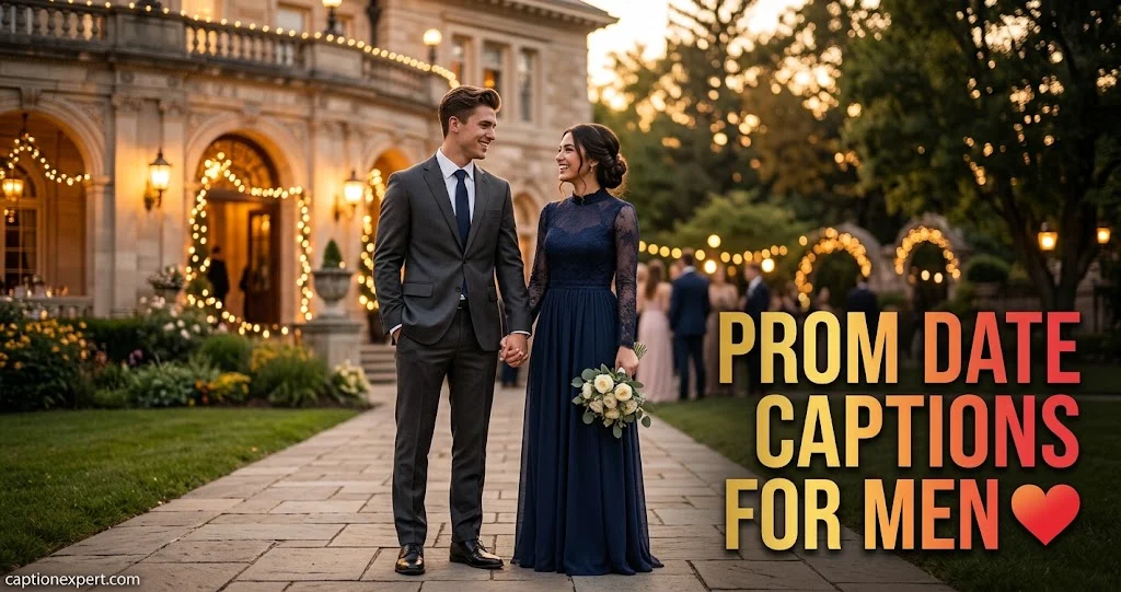 Prom Date Captions for Men