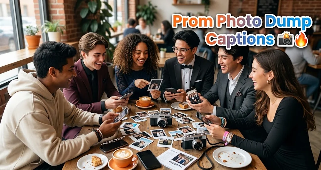 Prom Photo Dump Captions