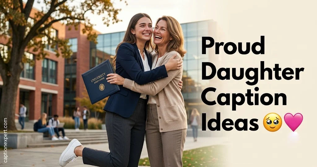 Proud Daughter Caption Ideas