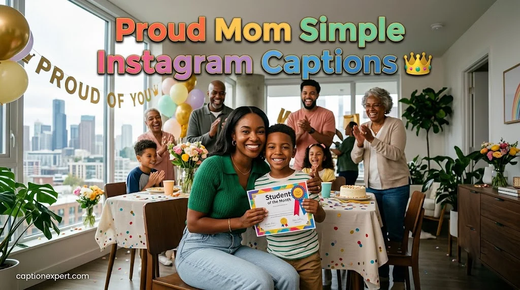 Proud Mom Simple Instagram Captions 