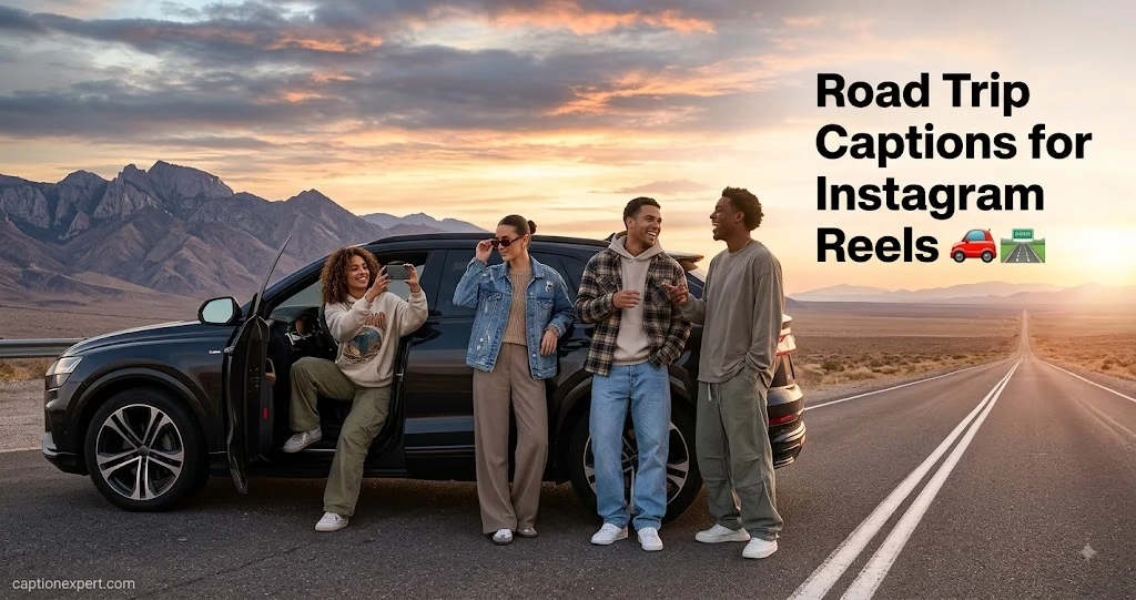 Road Trip Captions for Instagram Reels
