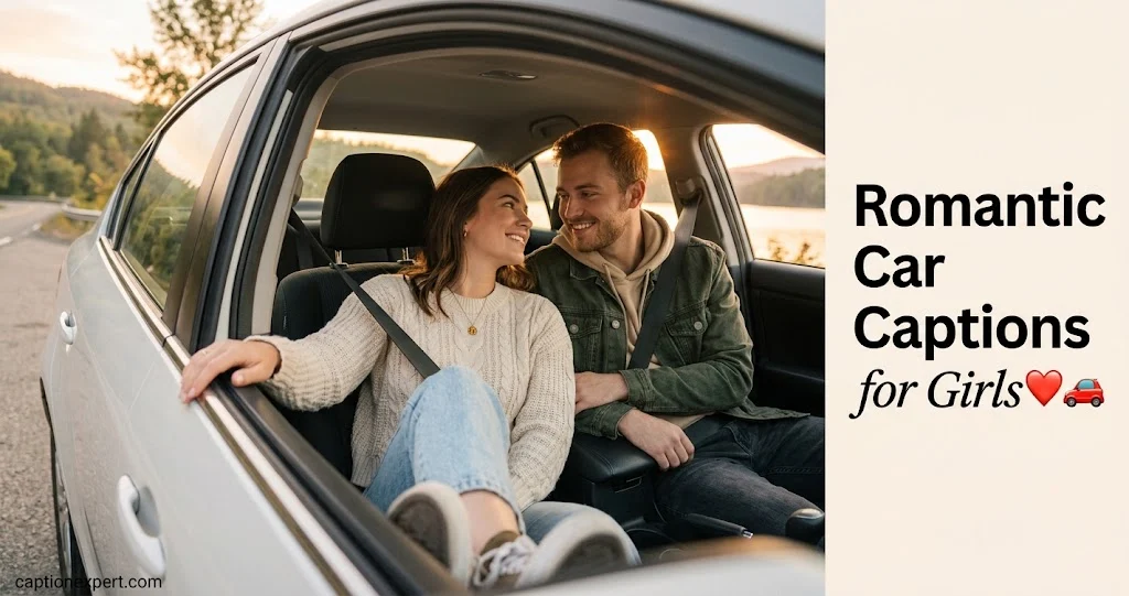 Romantic Car Captions for Girls