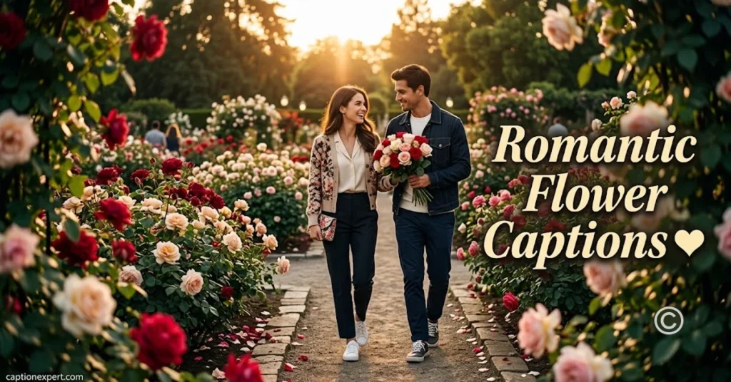 Romantic Flower Captions