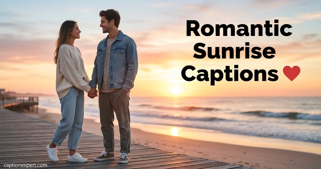 Romantic Sunrise Captions 