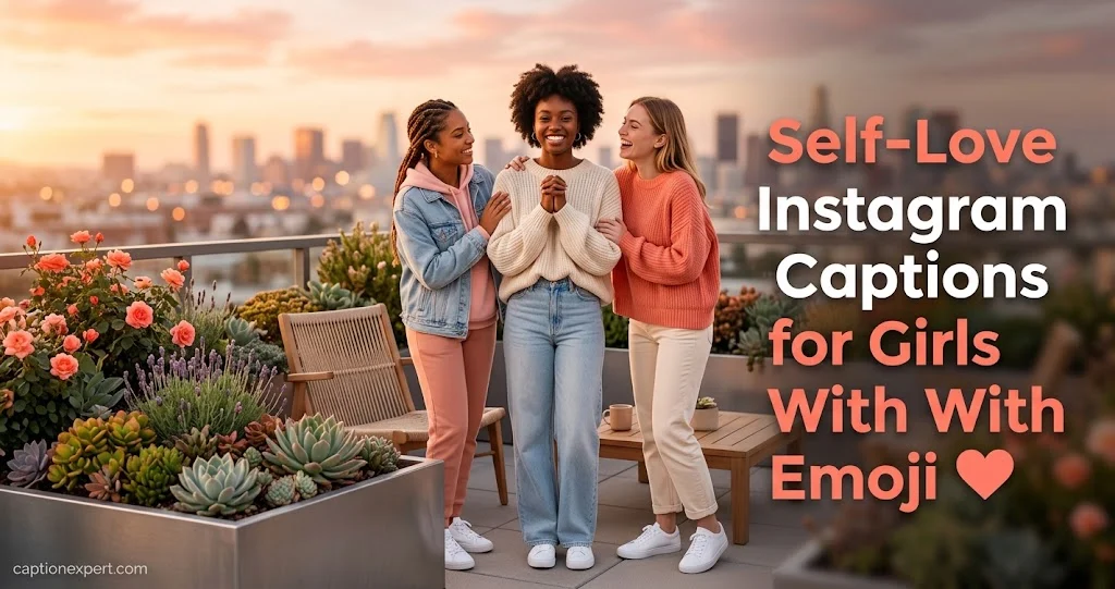 Self-Love Instagram Captions for Girls With Emoji