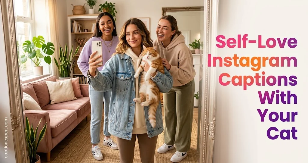 Self-Love Instagram Captions With Your Cat