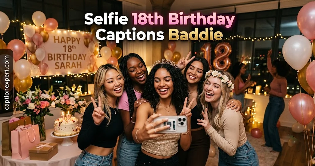 Selfie 18th Birthday Captions Baddie 