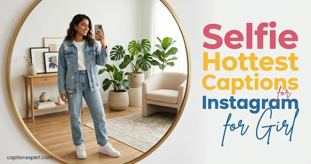 Selfie Hottest Captions for Instagram for Girl 