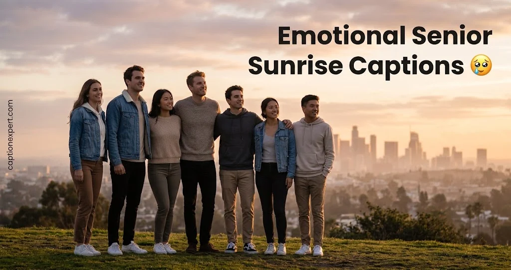 Emotional Senior Sunrise Captions 