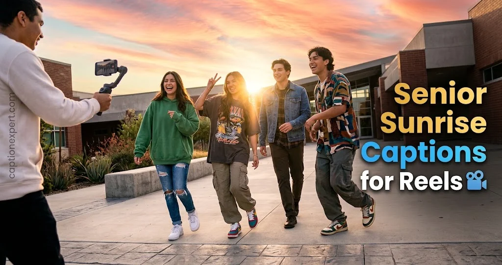 Senior Sunrise Captions for Reels