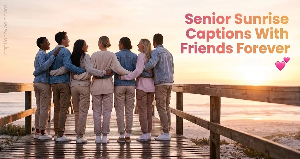 Senior Sunrise Captions With Friends Forever