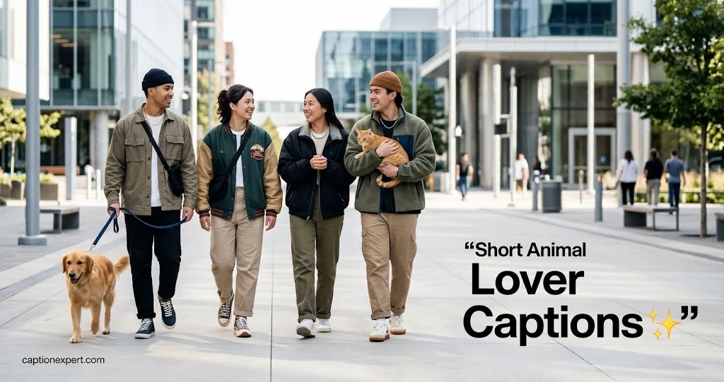 Short Animal Lover Captions