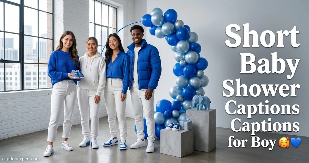 Short Baby Shower Captions for Boy 
