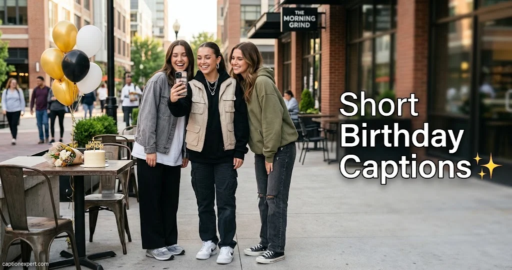 Short Birthday Captions 