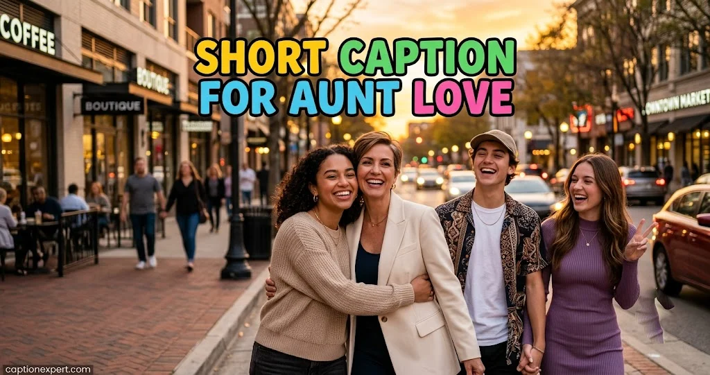 Short Caption for Aunt Love 
