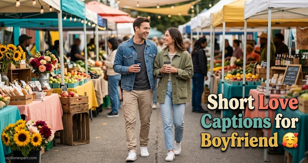 Short Love Captions for Boyfriend