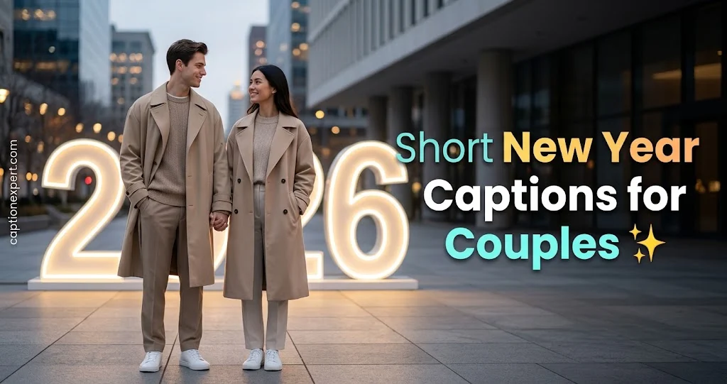Short New Year Captions for Couples