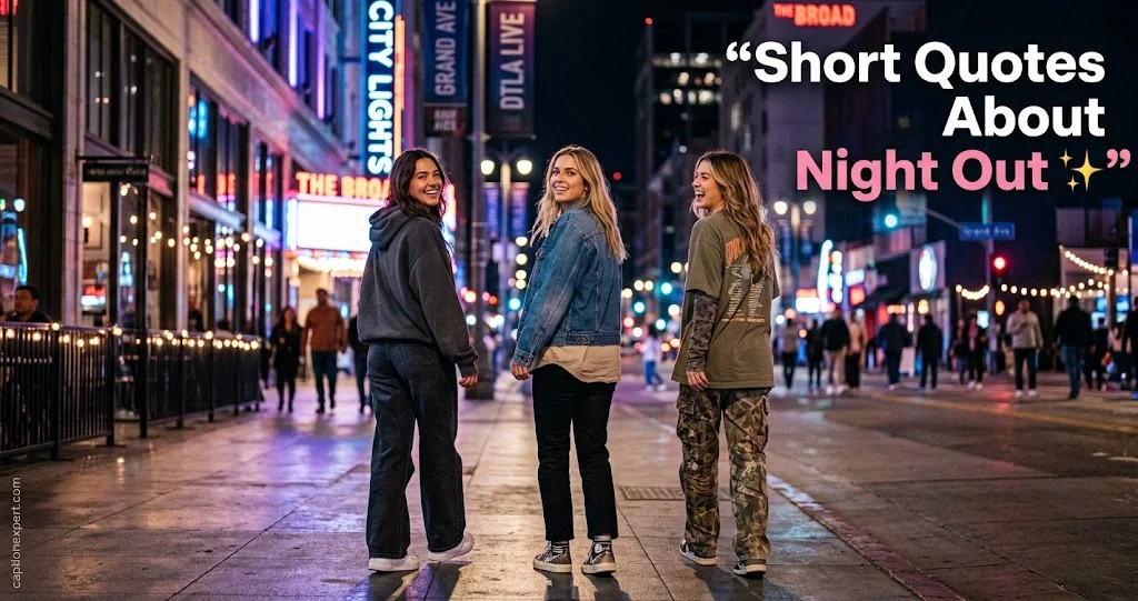 Short Quotes About Night Out 