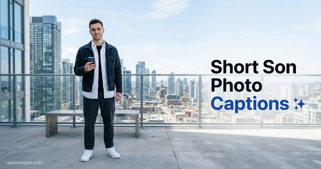 Short Son Photo Captions