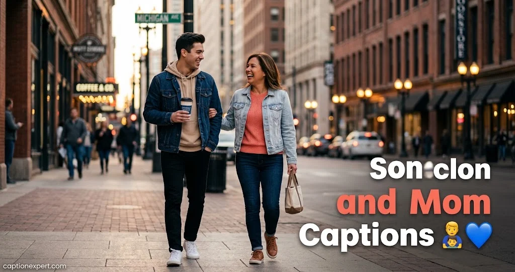 Son and Mom Captions 