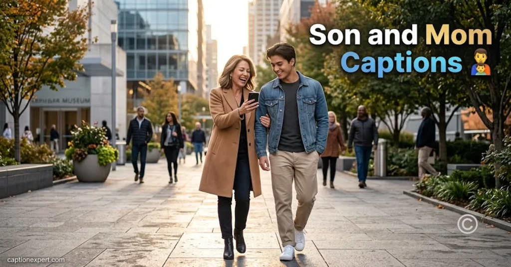 Son and Mom Captions 