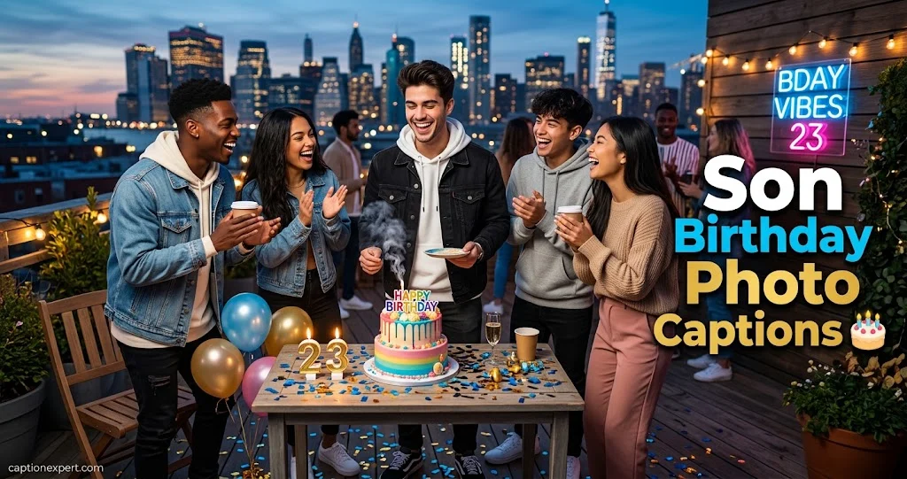 Son Birthday Photo Captions