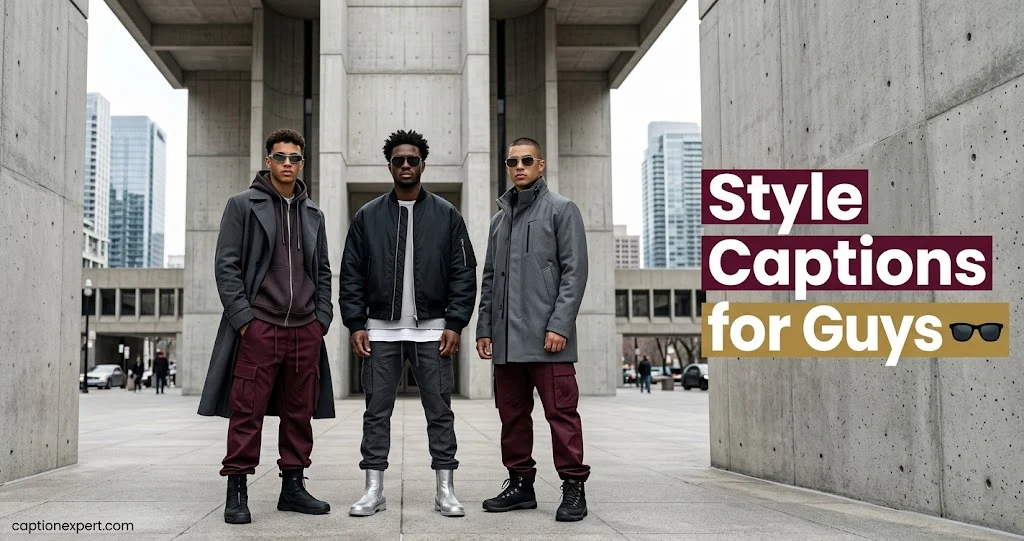 Style Captions for Guys 
