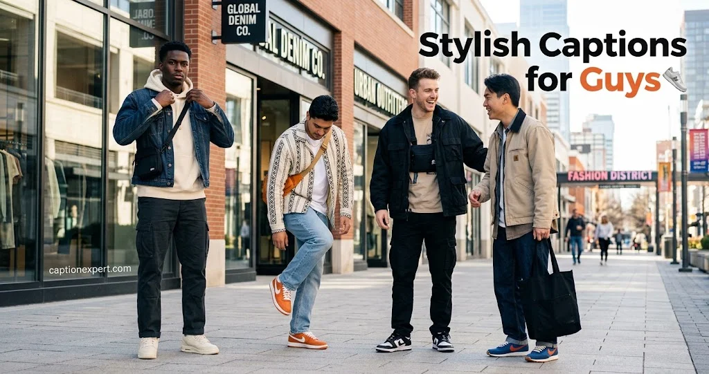 Stylish Captions for Guys