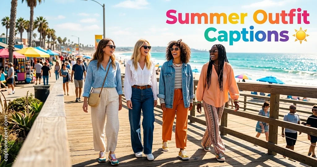 Summer Outfit Captions
