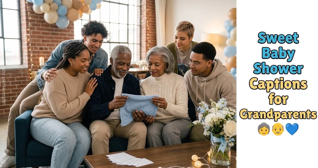 Sweet Baby Shower Captions for Grandparents