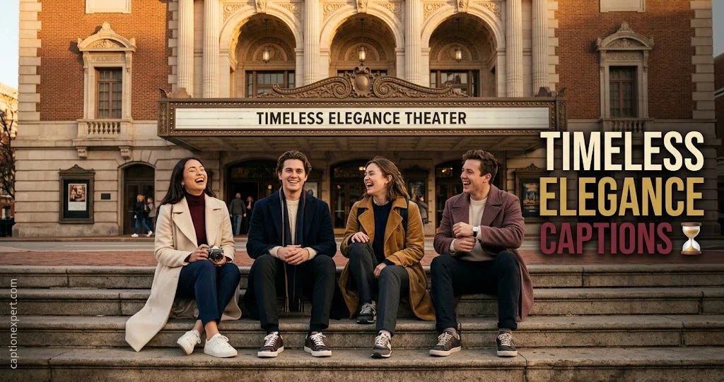 Timeless Elegance Captions