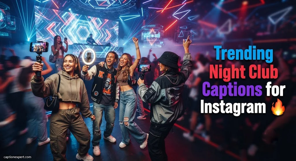 Trending Night Club Captions for Instagram