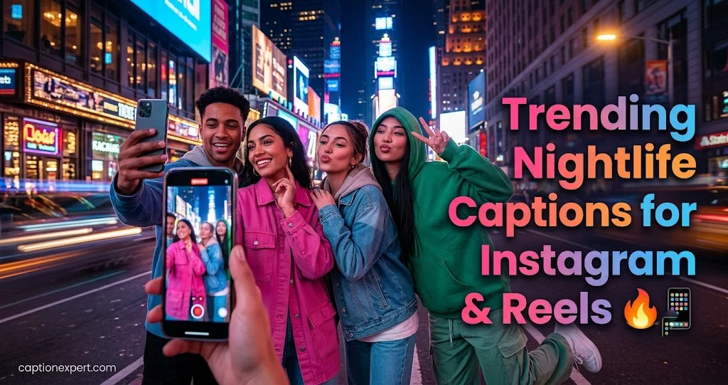 Trending Nightlife Captions for Instagram & Reels
