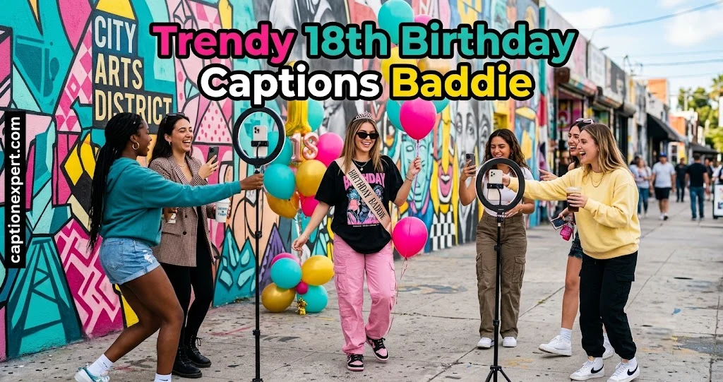 Trendy 18th Birthday Captions Baddie
