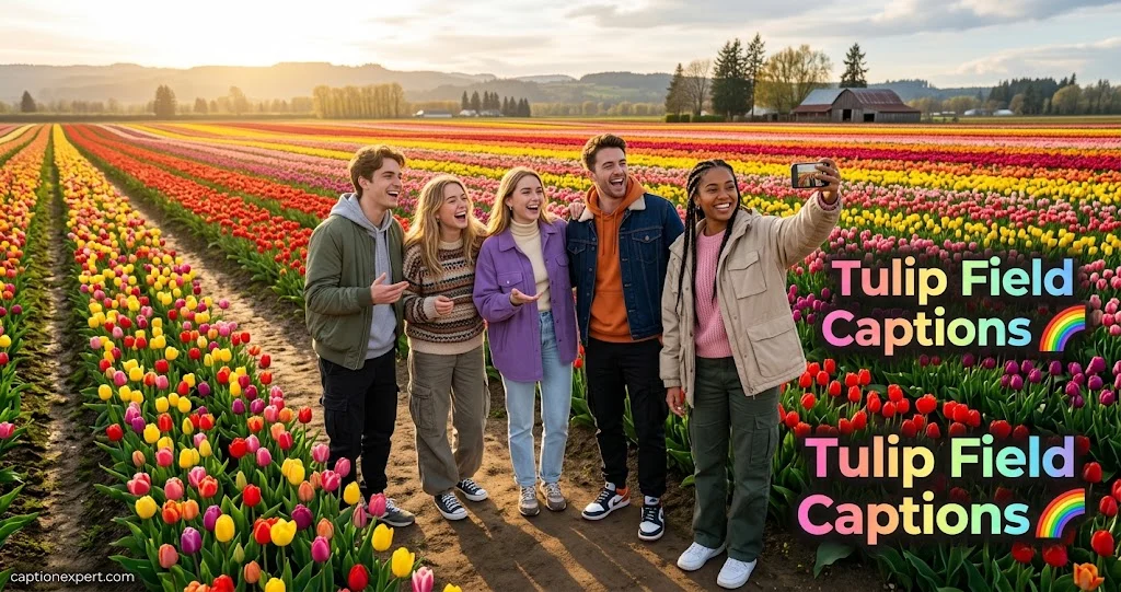 Tulip Field Captions 