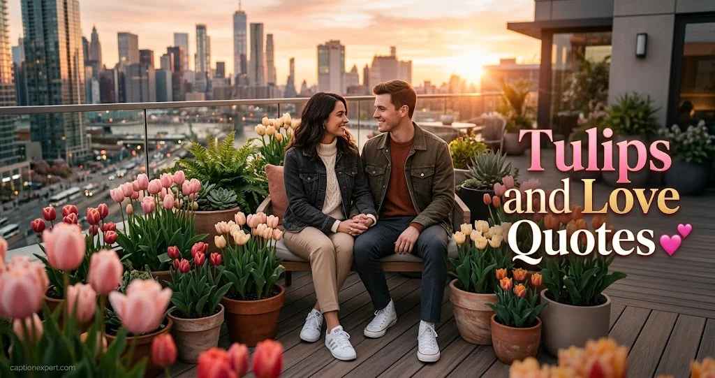 Tulips and Love Quotes 