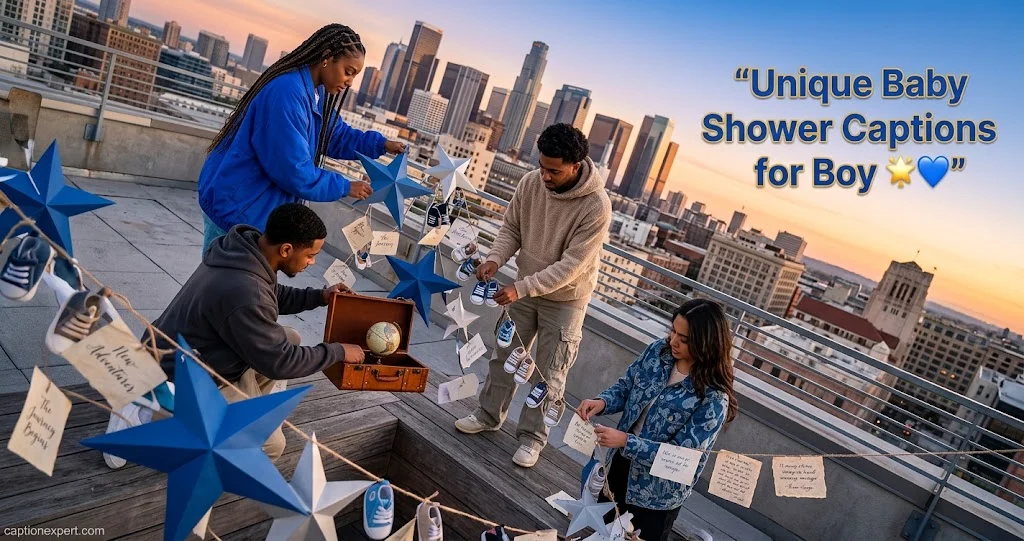 Unique Baby Shower Captions for Boy