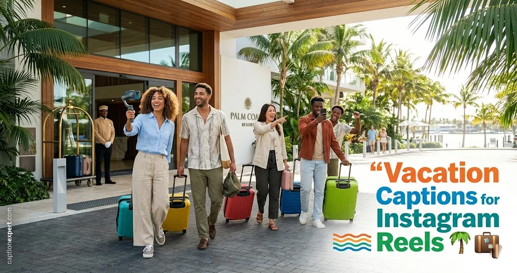 Vacation Captions for Instagram Reels 