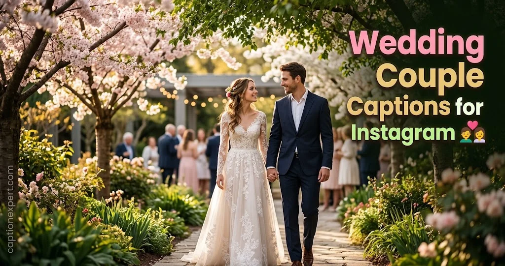 Wedding Couple Captions