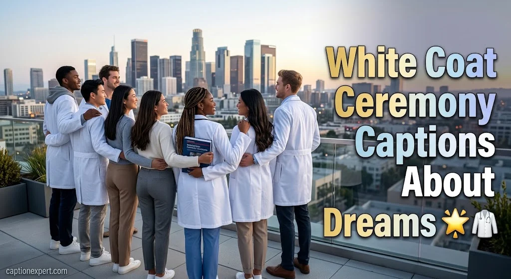 White Coat Ceremony Captions About Dreams 
