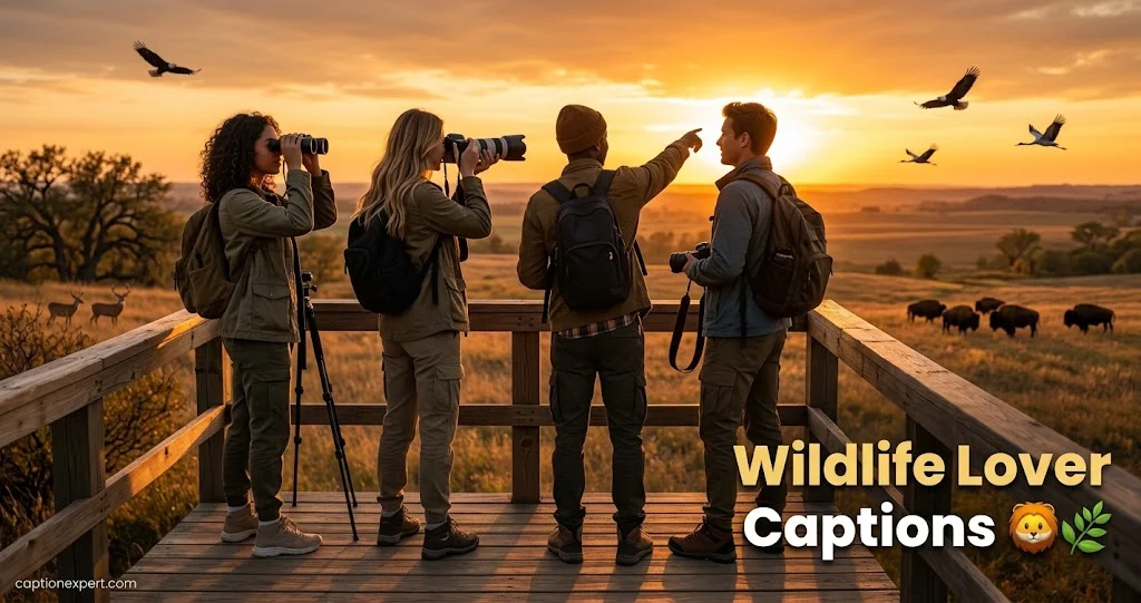 Wildlife Lover Captions