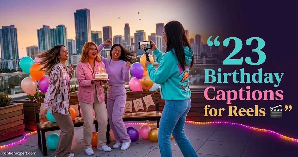 23 Birthday Captions for Reels
