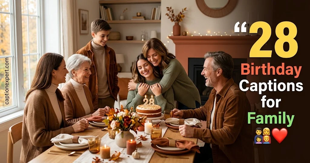 28 Birthday Captions for Family