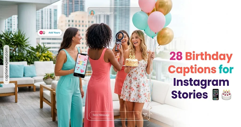 28 Birthday Captions for Instagram Stories
