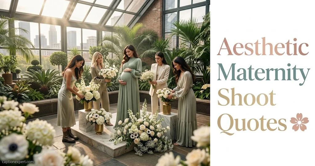 Aesthetic Maternity Shoot Quotes