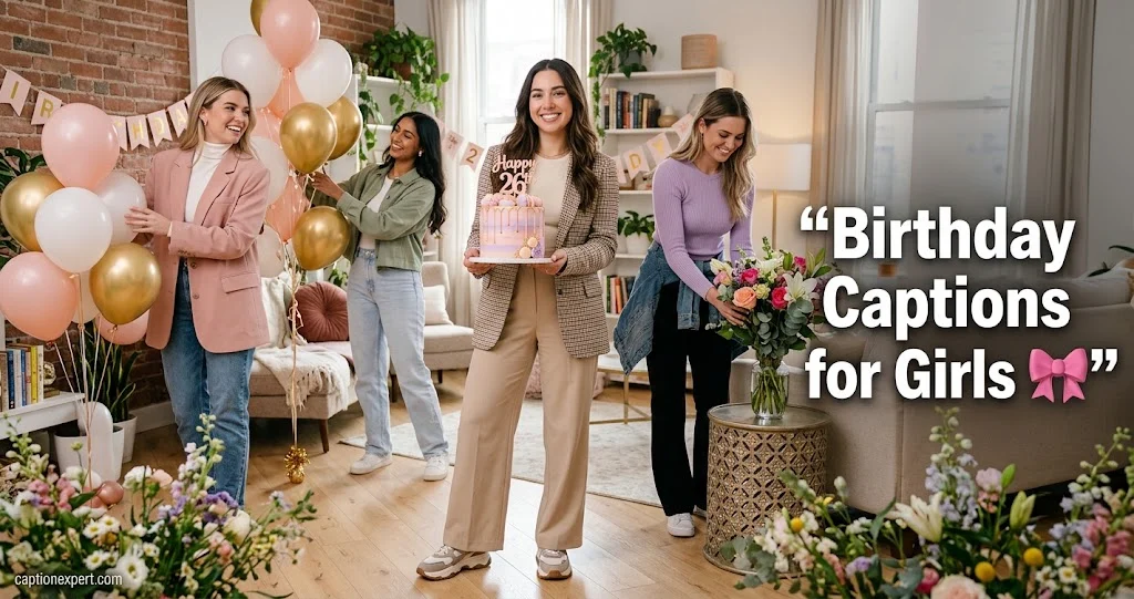 Birthday Captions for Girls