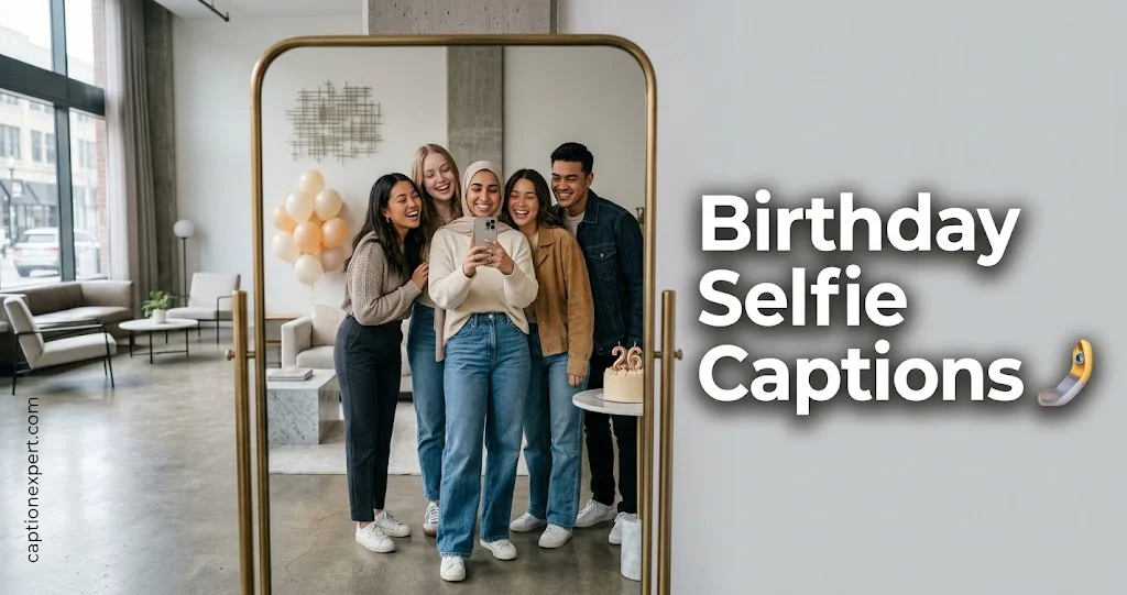 Birthday Selfie Captions