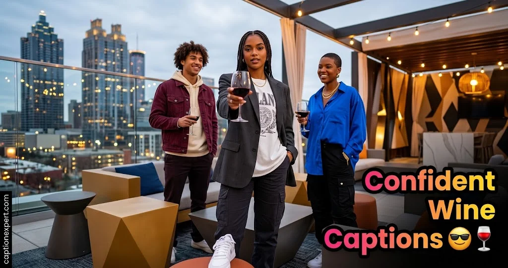 Confident Wine Captions