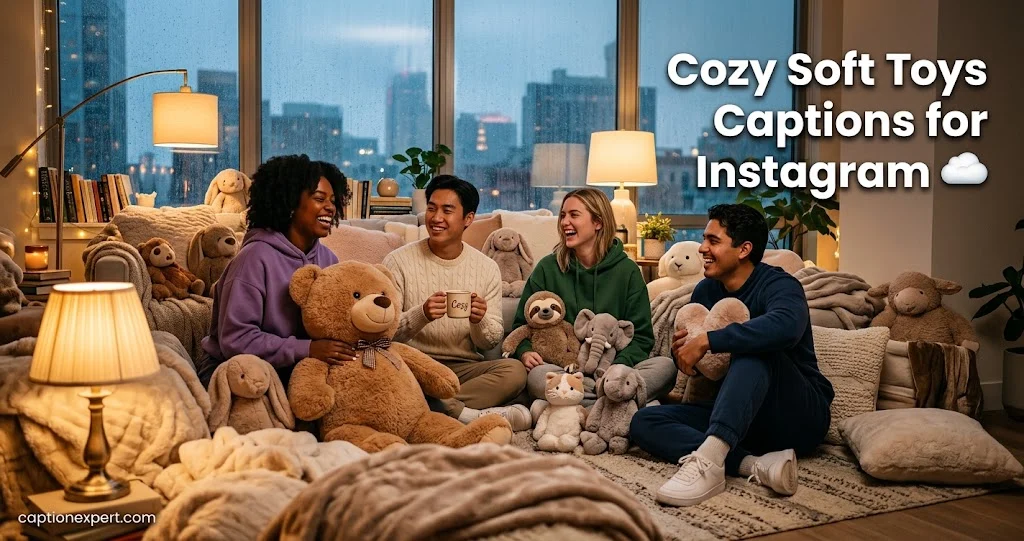 Cozy Soft Toys Captions for Instagram
